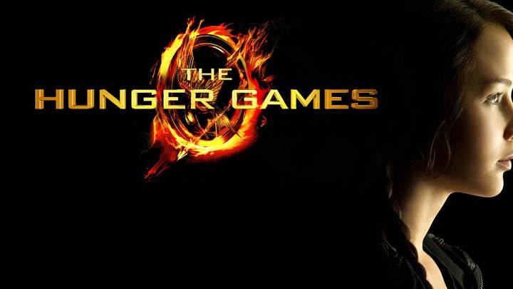 Jennifer Lawrence Side Pose N Black Background In The Hunger Games